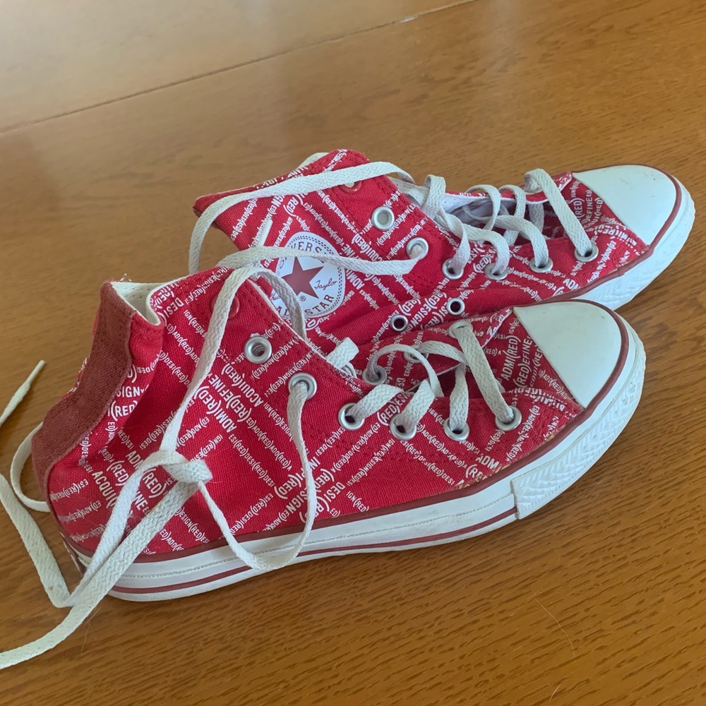 Red converse